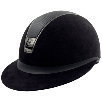 Ridhjälm Miss Shield 2.0 Alcantara Leather Svart