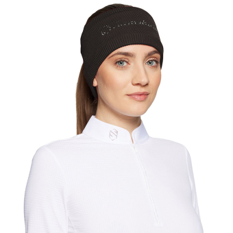 Pannband Amalie Crystal Brun