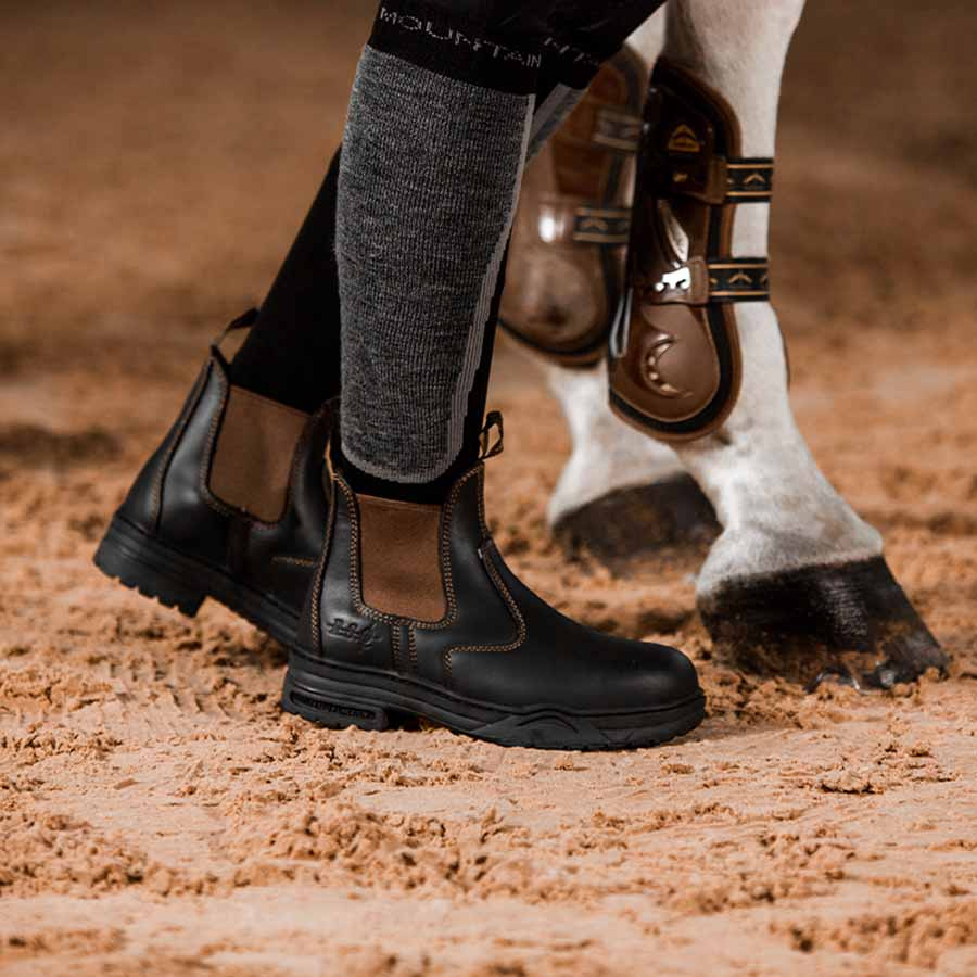 Jodhpur Protective Stålhätta Svart/Brun