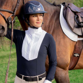 Ridhjälm MIPS Kylo Gloss Wide Peak Crystal Marinblå/Silver Ridhjälm MIPS Kylo Gloss Wide Peak Crystal Marinblå/Silver