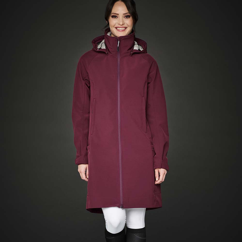 Ridkappa Stella Softshell Parka Burgundy