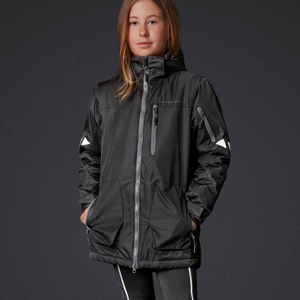 Ridkappa Origo Parka Jr Svart