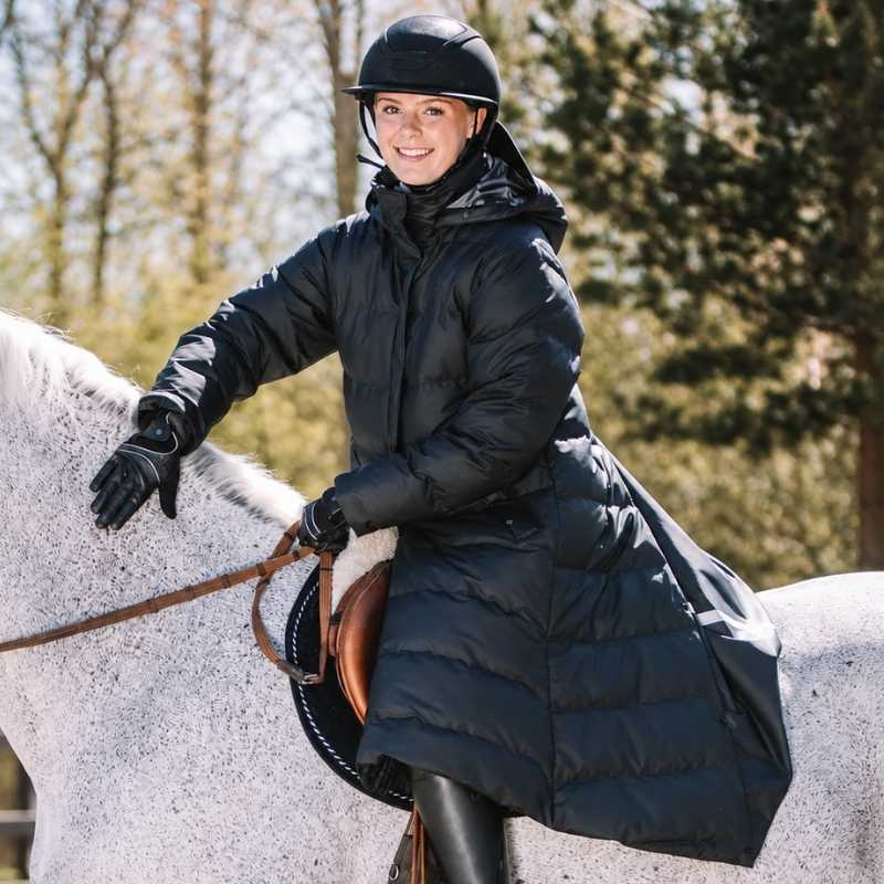 Ridkappa Blizz Padded Raincoat Svart