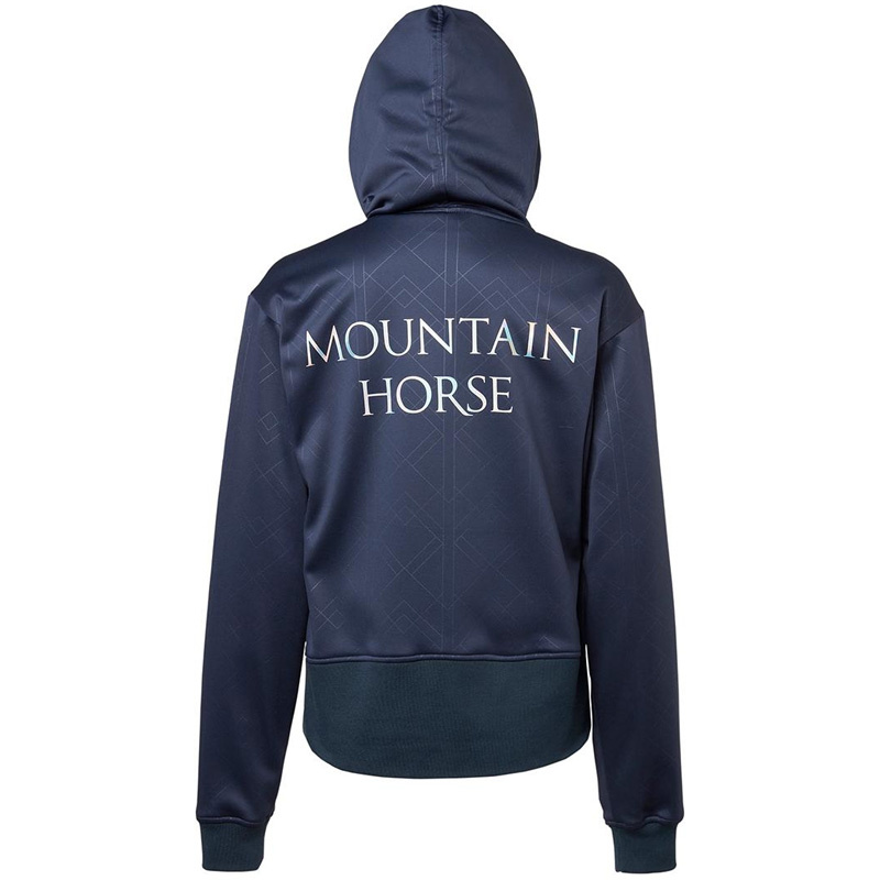 Hoodie Starla Zip Marinblå