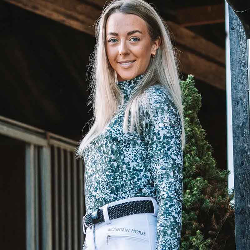 Funktionströja Isolde Forest Tech Top Grön