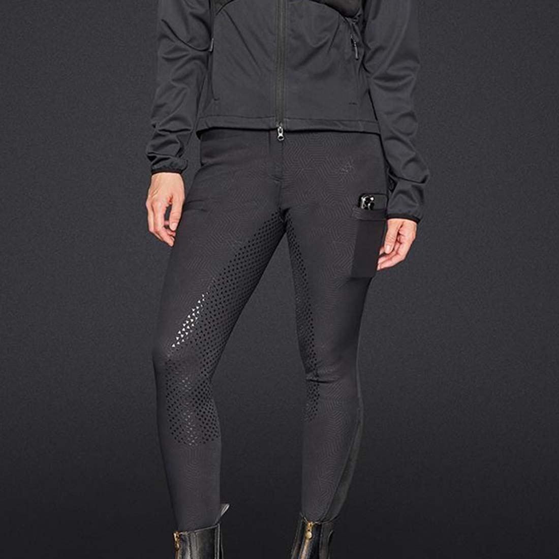 Ridbyxor Kate Full Seat Svart