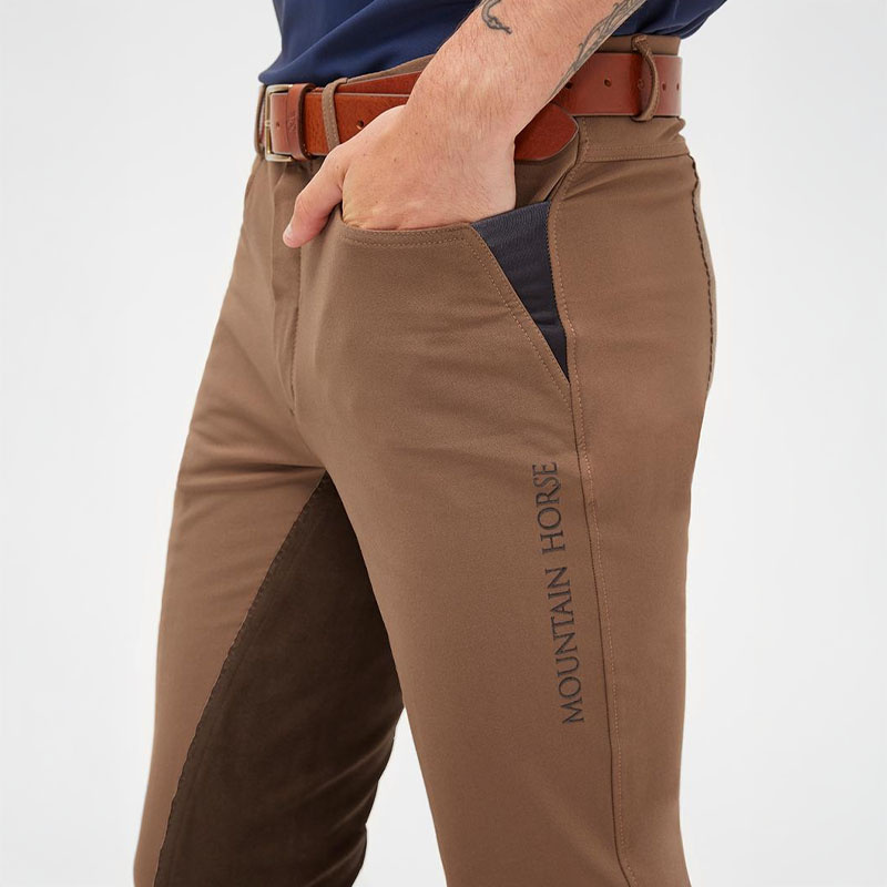 Ridbyxor Herr Baldur Jodhpurs Full Grip Taupe