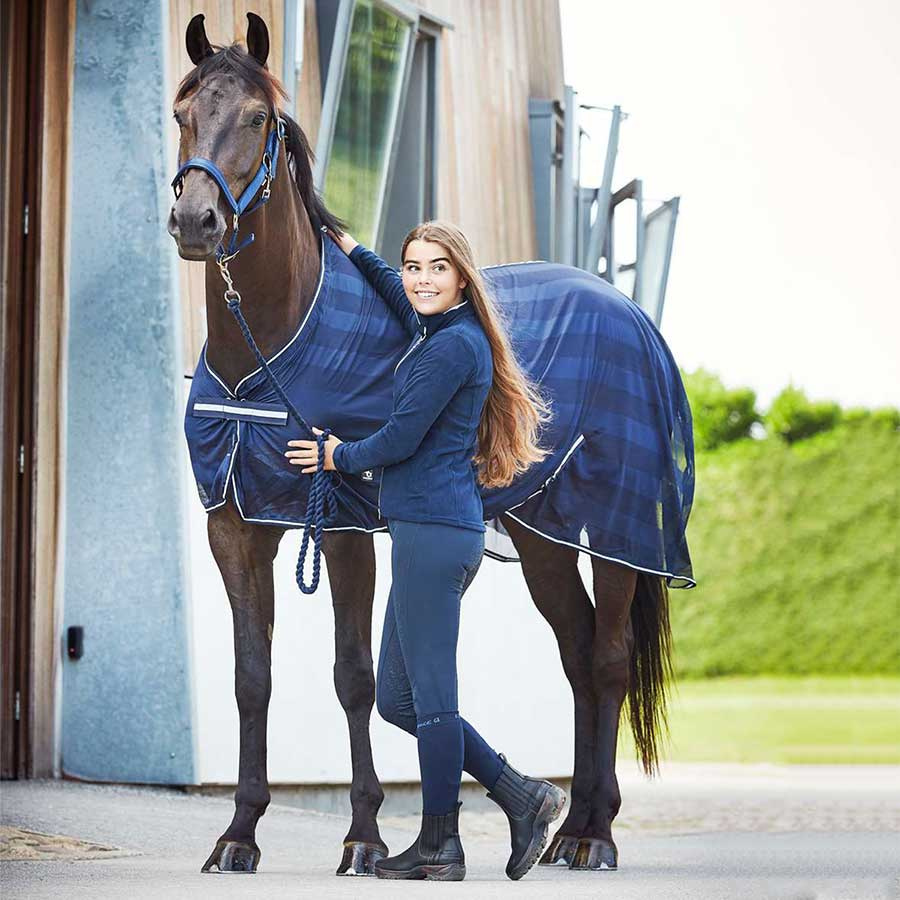 Fleecetröja Alevo Marinblå