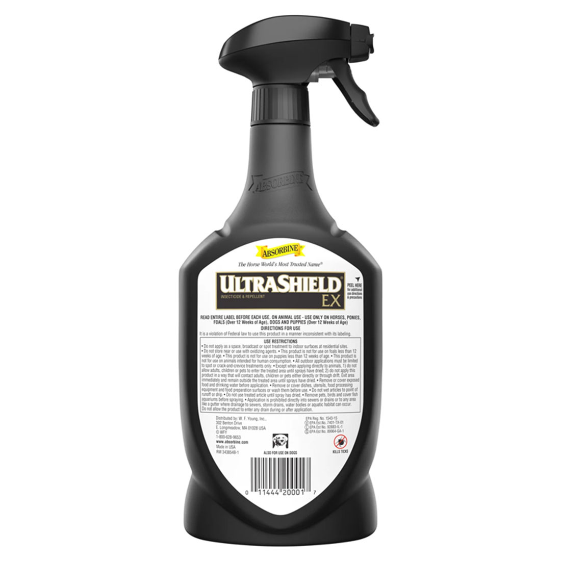 UltraShield Black Flugmedel 946ml