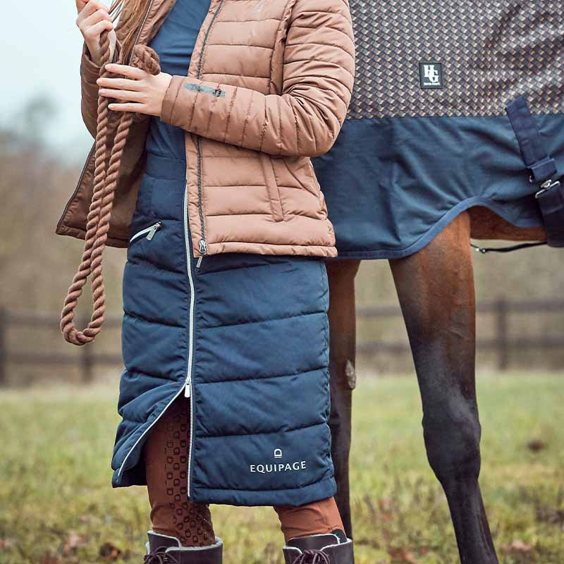 Ridkjol Eleri Marinblå