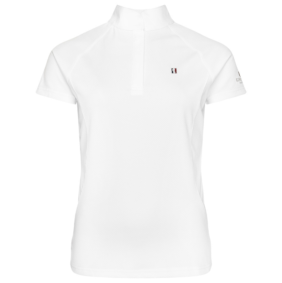 Tävlingstopp Barn/Junior Classic Short Sleeve Girls Vit