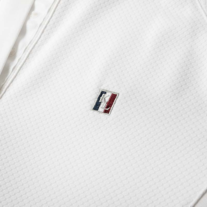 Tävlingströja Barn/Junior Classic Short Sleeve Boys Vit