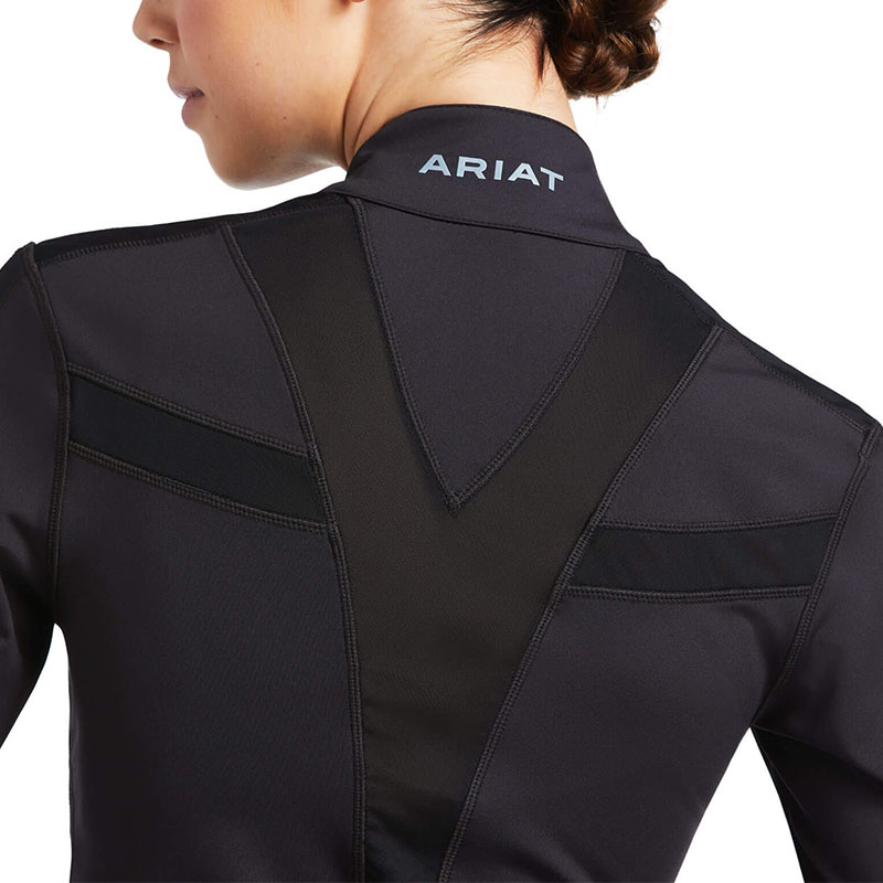 Tröja Ascent Full Zip Svart