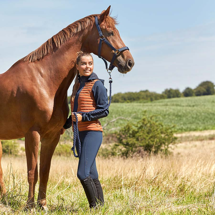 Ridtights Finley Full Grip Marinblå