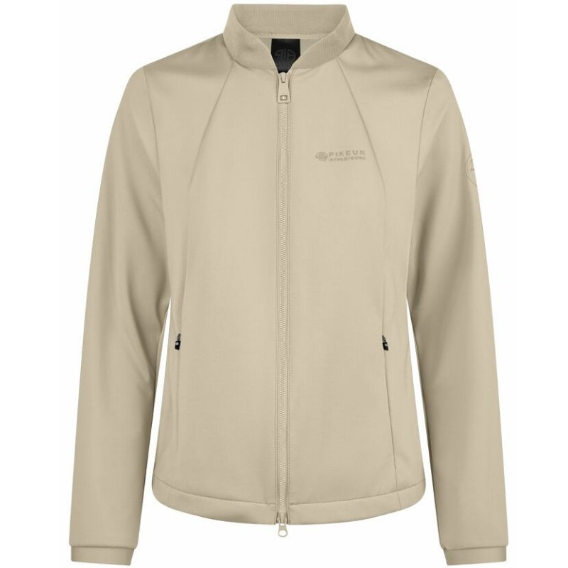 Fleecejacka Athleisure Beige