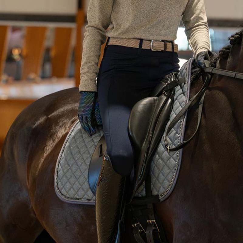 Ridhandskar Saline Reflective Svart