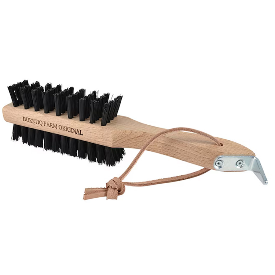 Hovborste med Hovkrats Dubbelsidig Brun