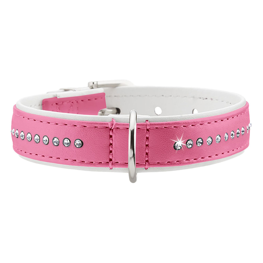 Hundhalsband Modern Art Luxus Cerise