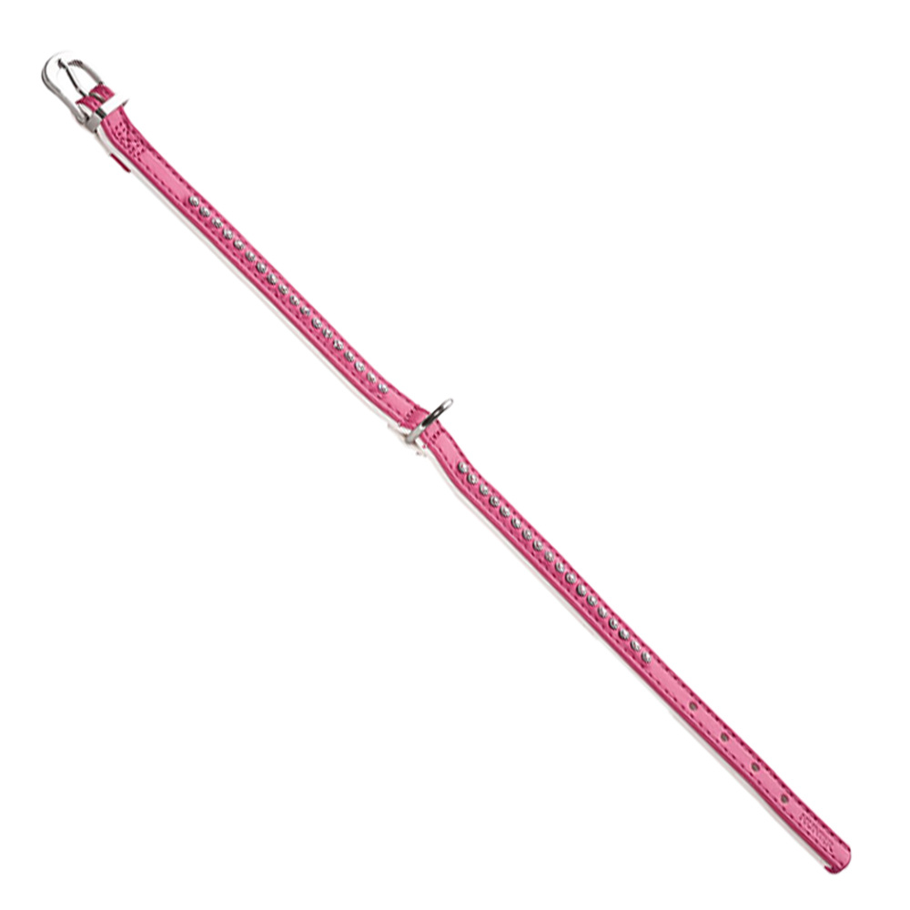 Hundhalsband Modern Art Luxus Cerise