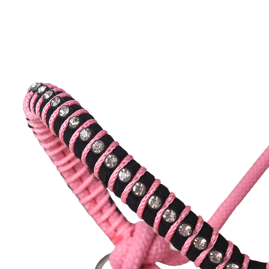 Repgrimma med Tyglar Combi Liberty Ljusrosa