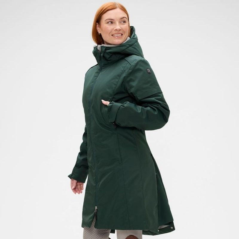 Ridparkas Grace Grön