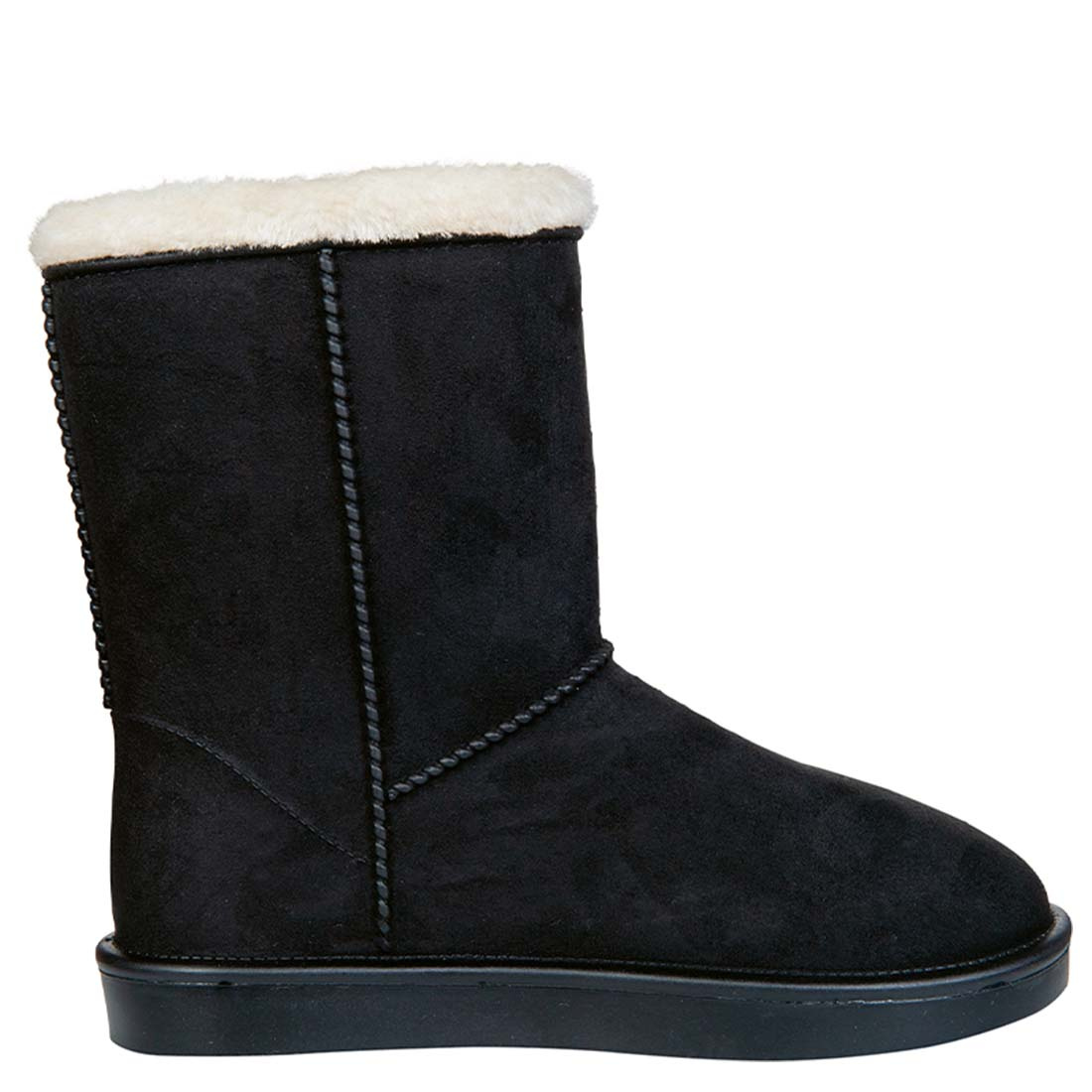 Fodrade Allvädersstövlar Davos Gossiga Svart