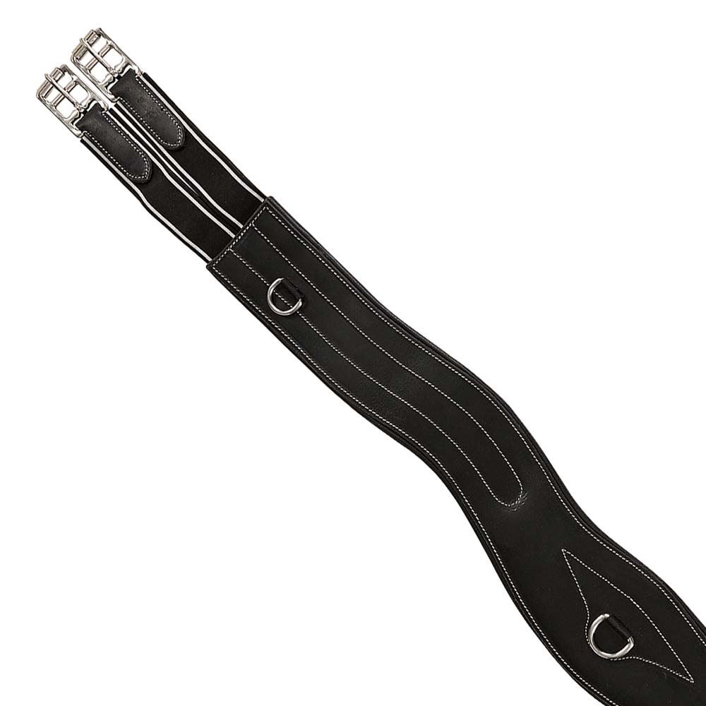 Sadelgjord Basic Läder Svart