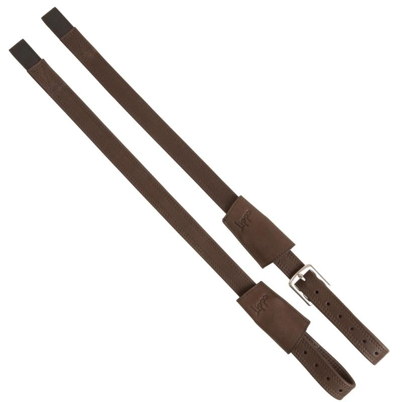 Stigläder Mono Slim Supreme Mörkbrun