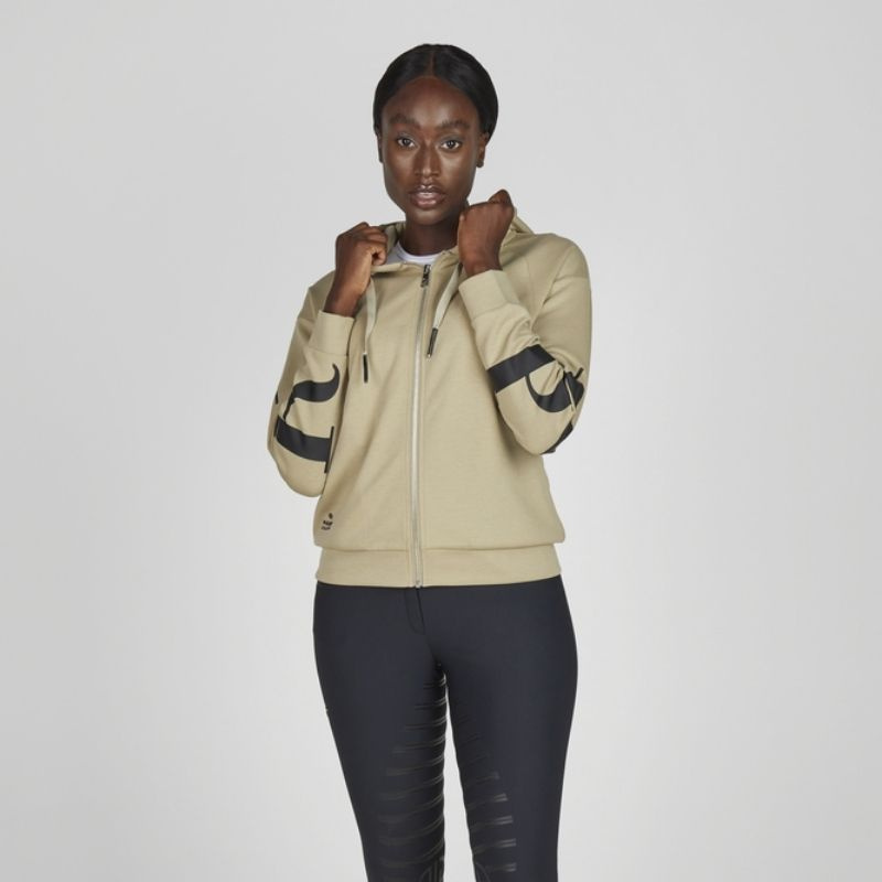 Huvtröja Athleisure Beige