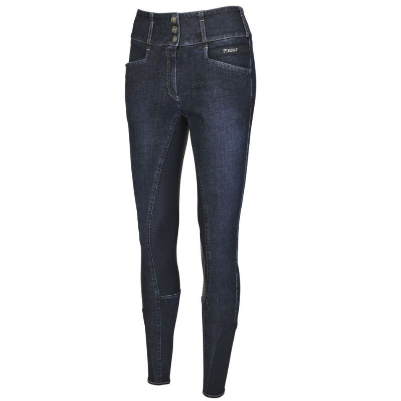 Ridbyxor Candela DuraGrip Jeans FG Marinblå