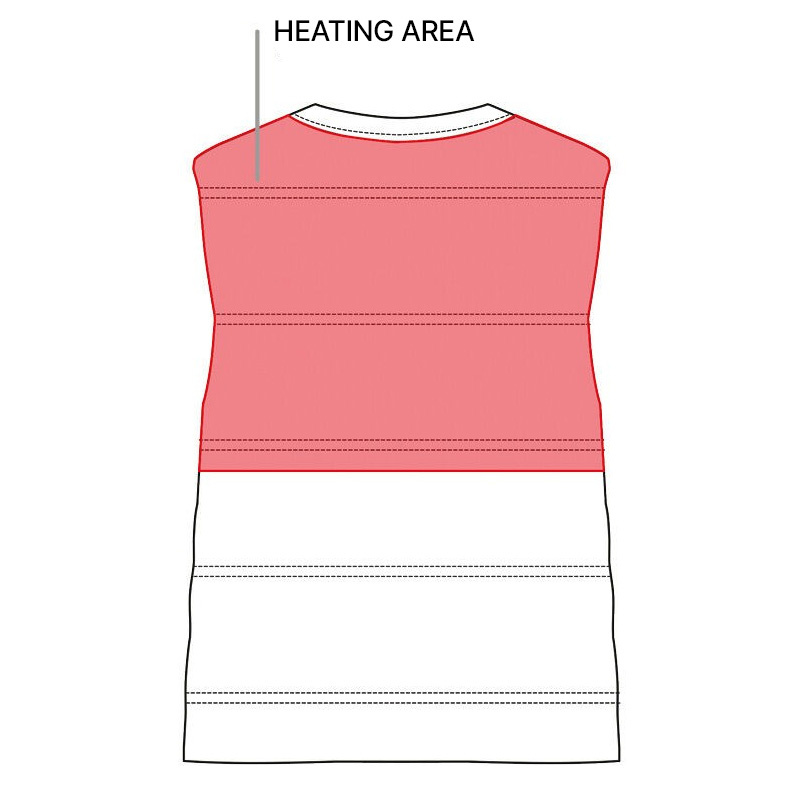 Värmeväst Herr Heat Control Svart