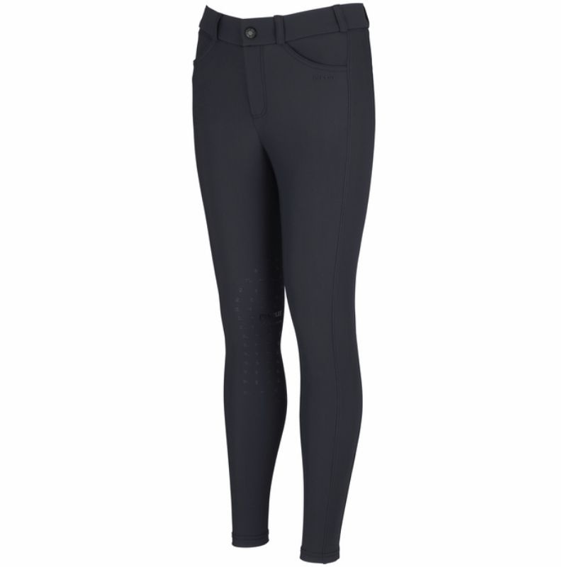 Ridbyxor Barn/Junior New Brooklyn SD Knee Grip Svart