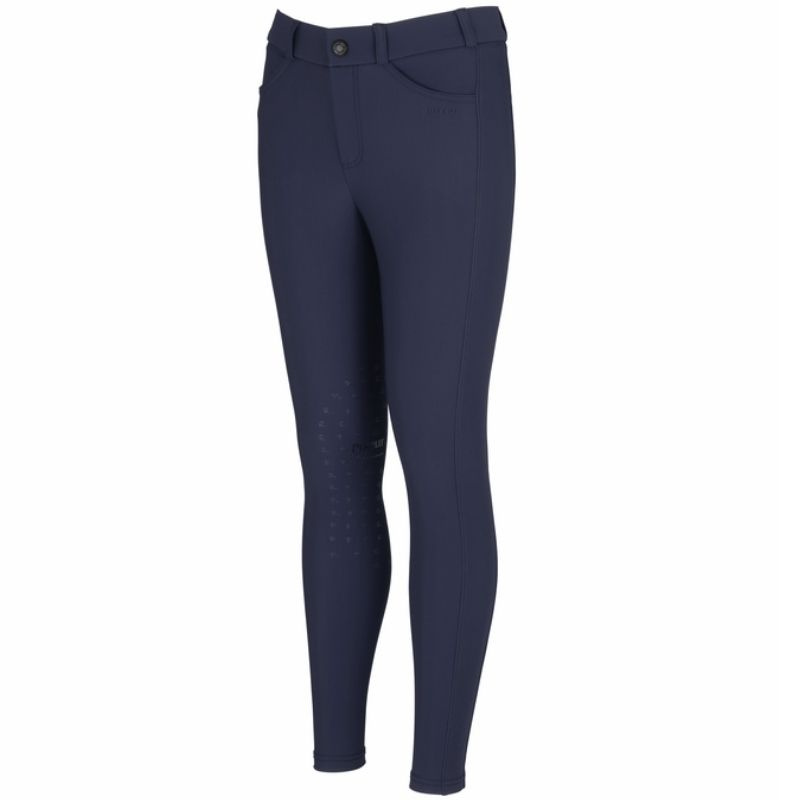 Ridbyxor Barn/Junior New Brooklyn SD Knee Grip Marinblå