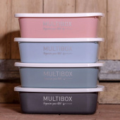 Multibox med Lock 3L Rosa Multibox med Lock 3L Rosa