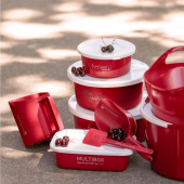 Foderskål med Lock 2L Röd Foderskål med Lock 2L Röd
