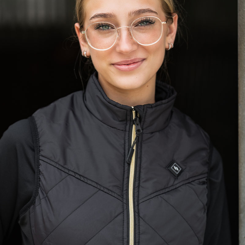 Värmeväst Etna Svart