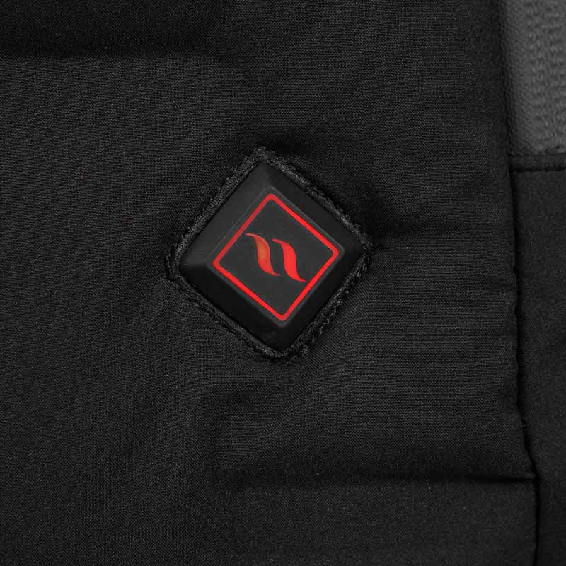 Pufferväst Katla med Värme Svart