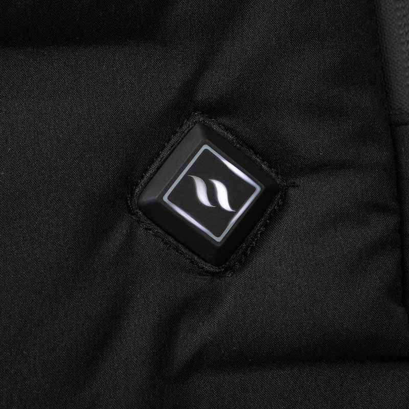 Pufferväst Katla med Värme Svart