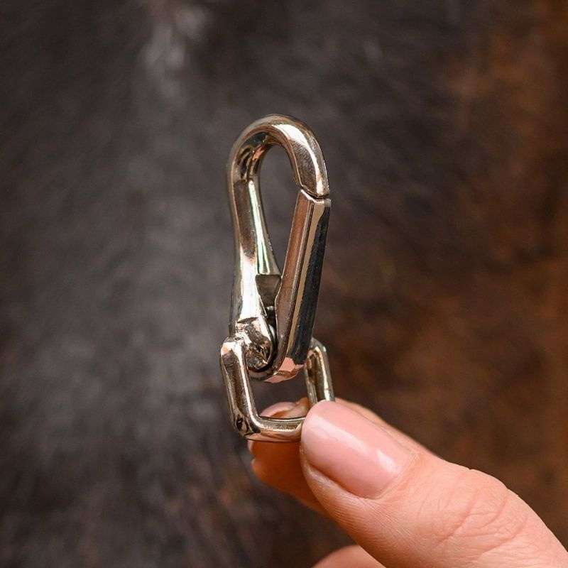 Snabbspänne till Tyglar Carabiner Silver