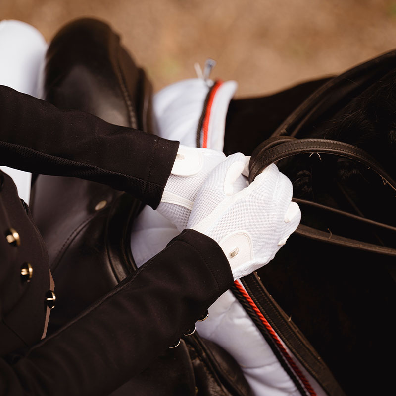 Ridhandskar Roeck-Grip Lite Vit