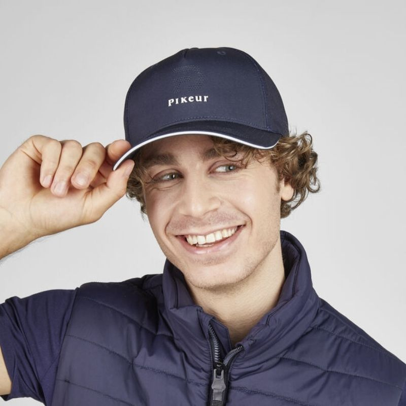 Keps Lasercut & Mesh Marinblå