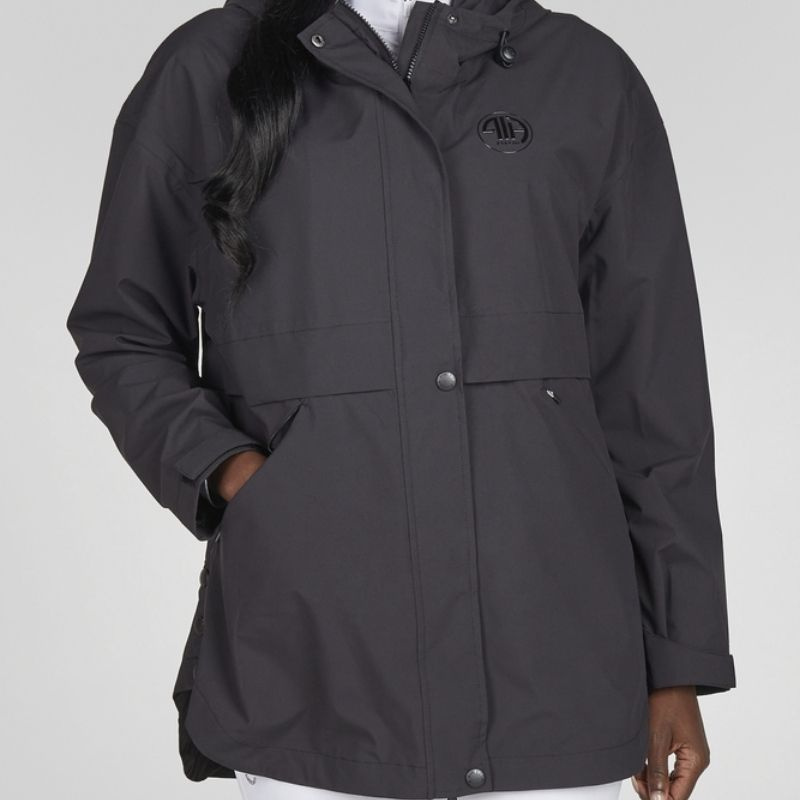 Regnjacka Rain-Zip-Poncho Svart
