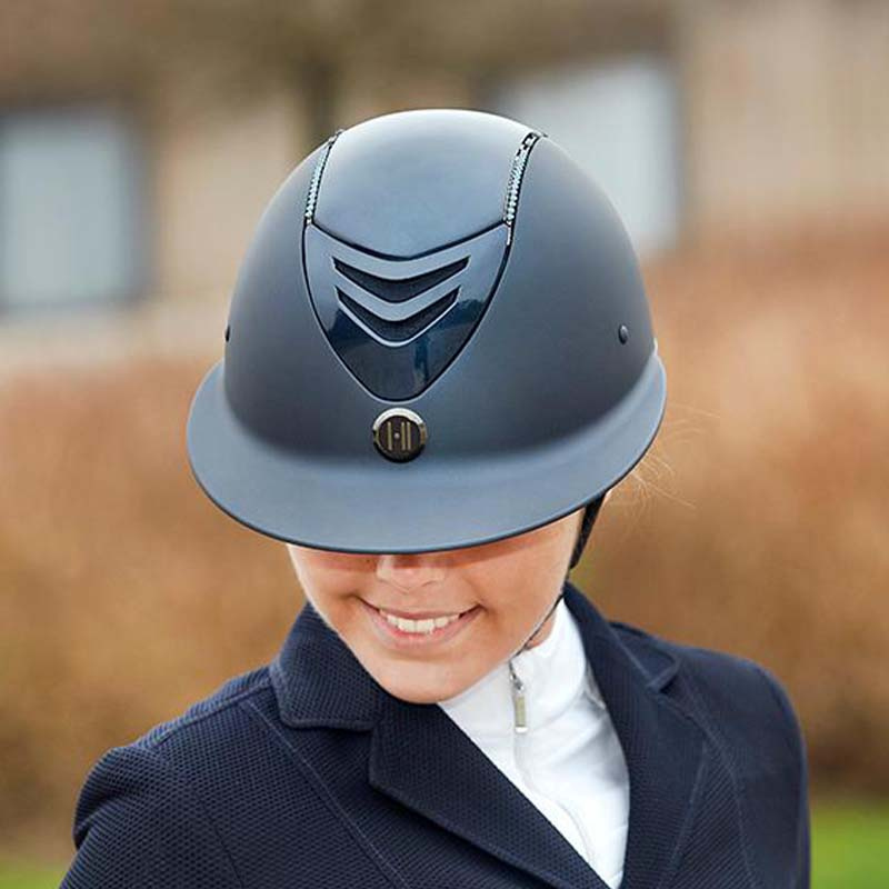 Ridhjälm Mips Avance Glossy Top Swarowski Marinblå