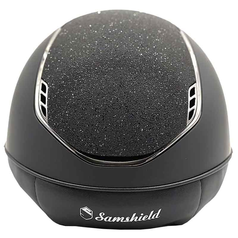 Ridhjälm Miss Shield Shadowmatt Crystal Fabric 2.0 Svart