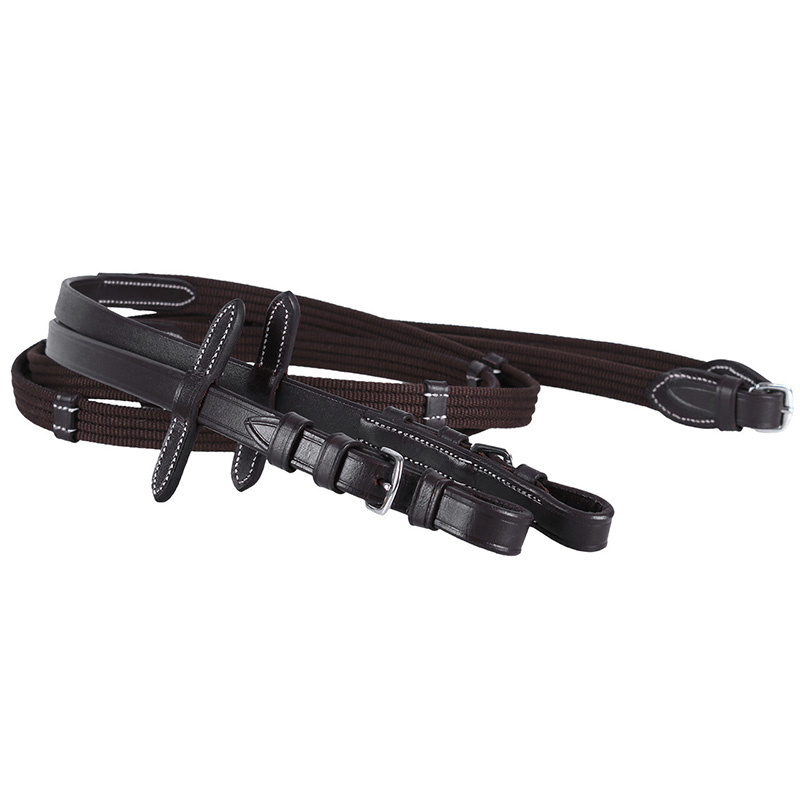 Anatomiskt Träns Luxury Stitched Mörkbrun