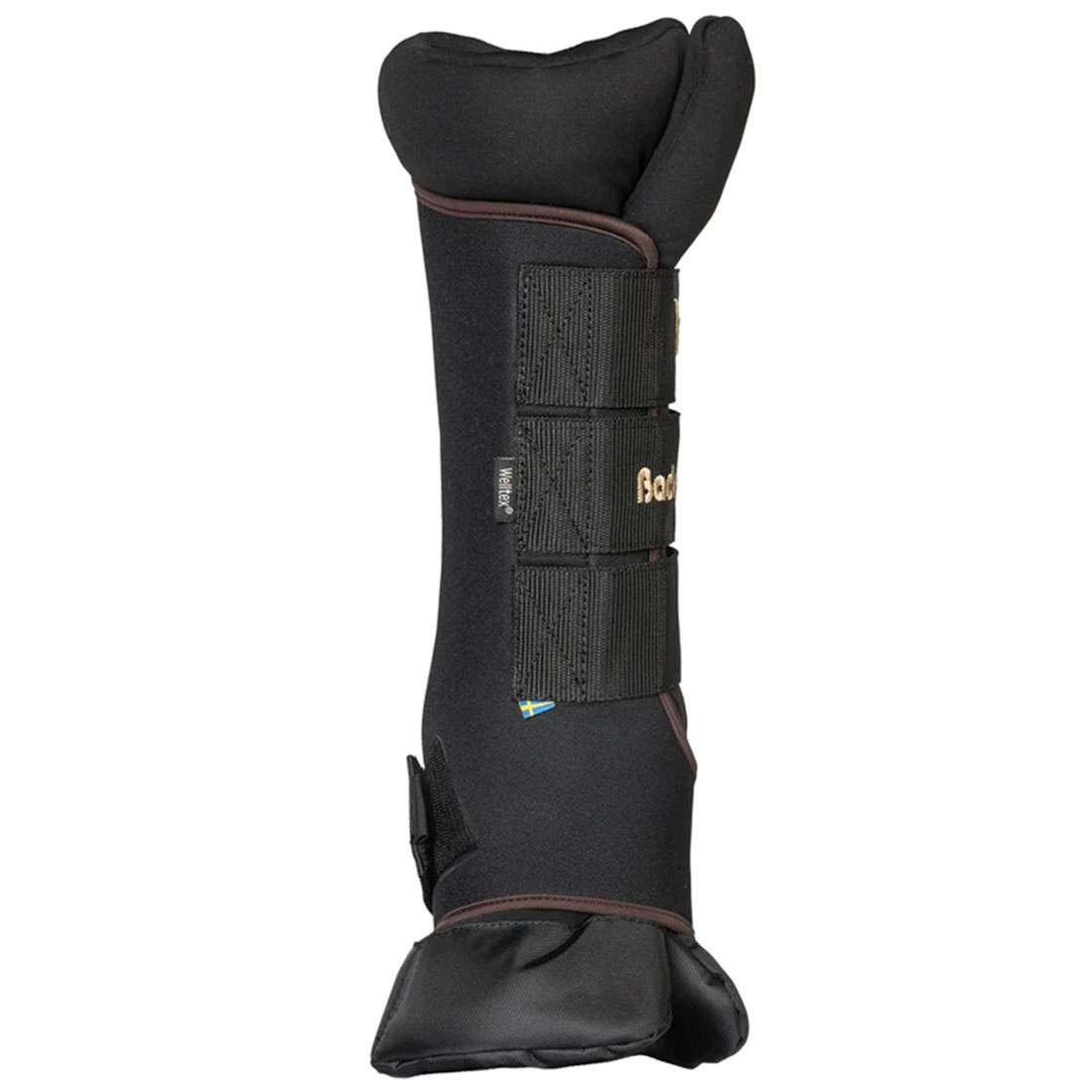 Stallbandage Royal Quick Wraps Deluxe Svart/Brun