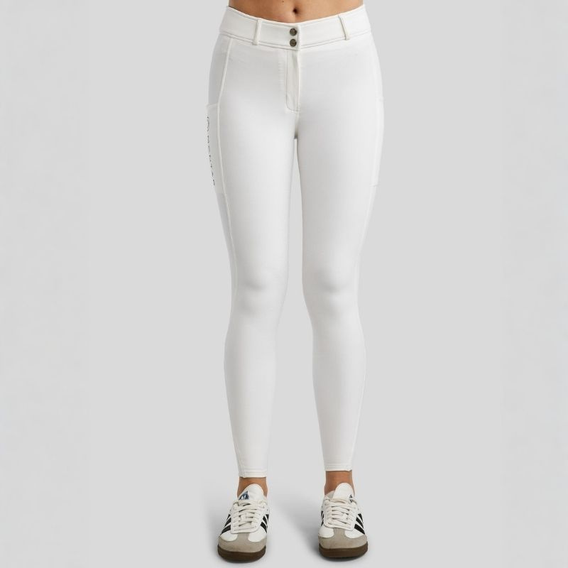 Ridbyxor Megan Full Grip Vit