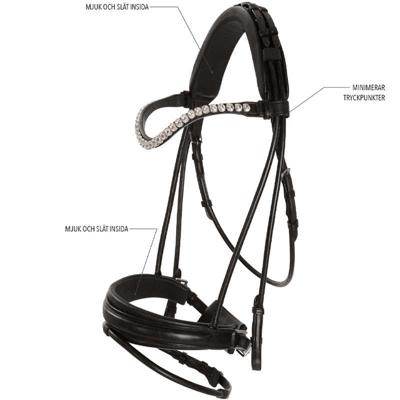 Dressyrträns Caselle Supreme Svart