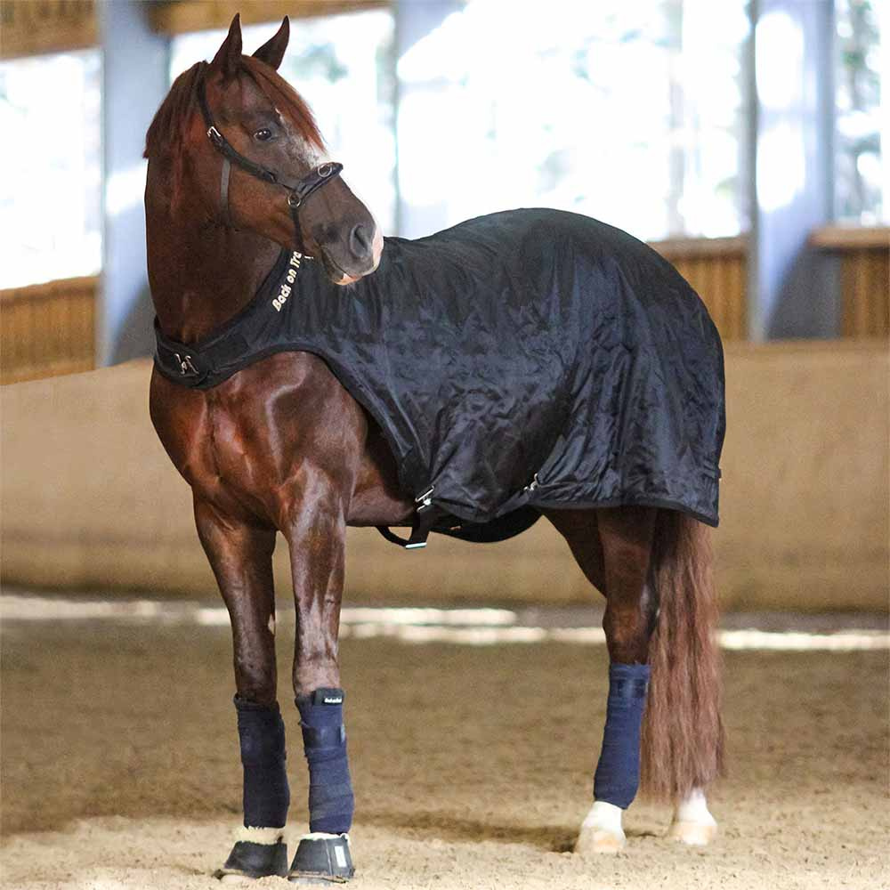 Skrittmaskinstäcke Svart