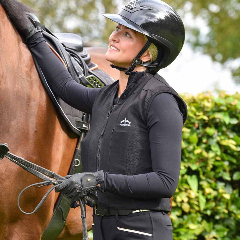 Säkerhetsväst Airbag Vita Svart